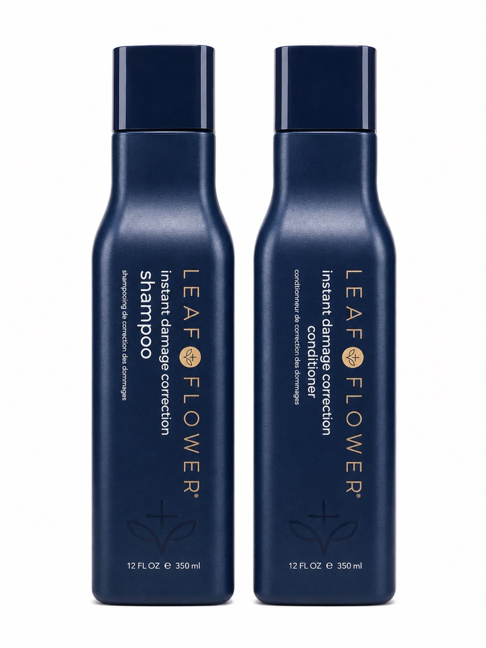 Leaf Flower Instant Damage Correction Shampoo & Conditioner Set 12 fl oz 350ml